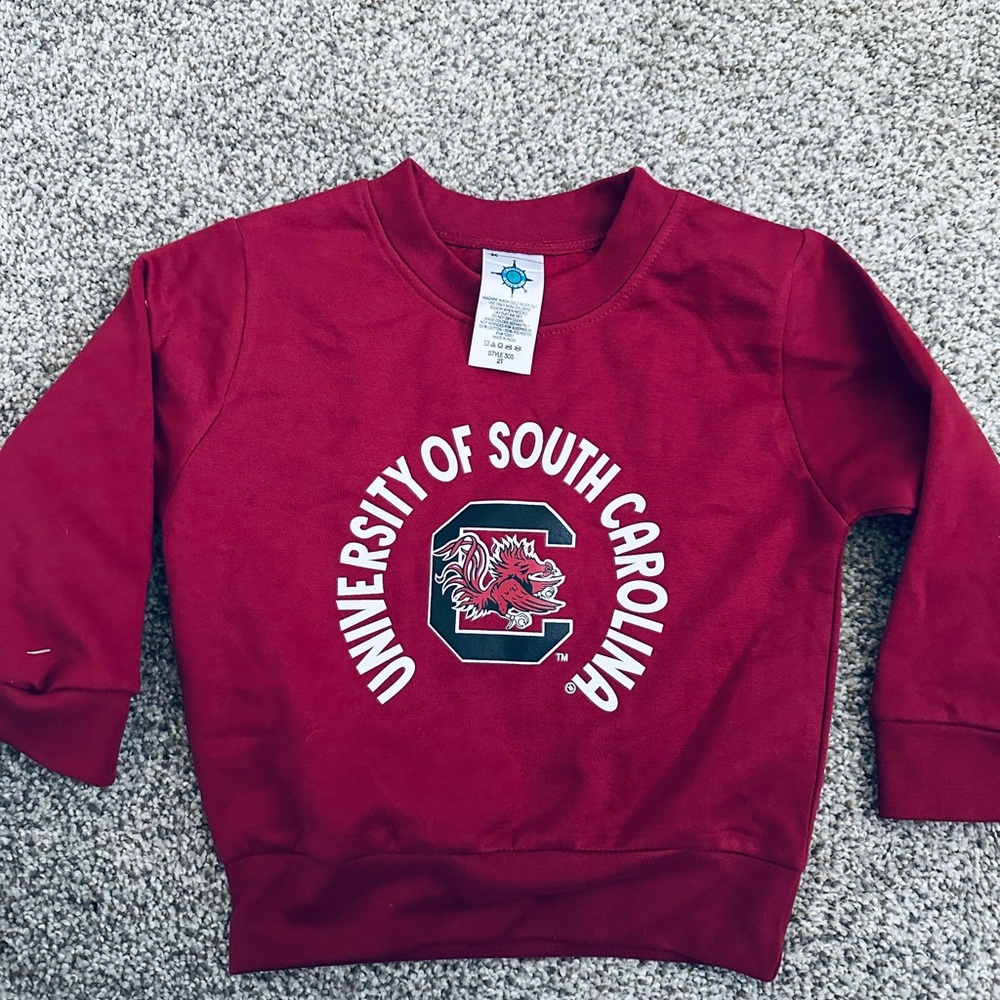 University of South Carolina Kids Red Sweatshirt
